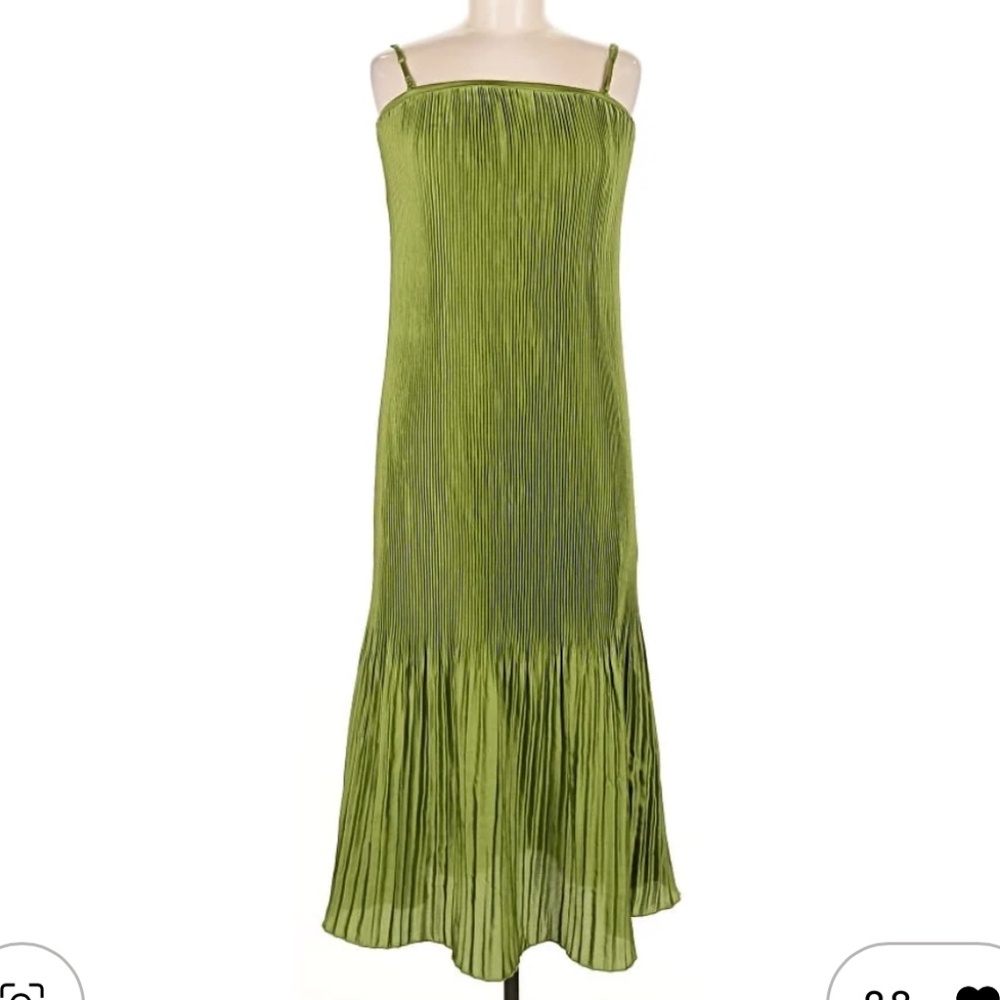 Abercrombie & Fitch Green Strapless Dress - Picture 4 of 4